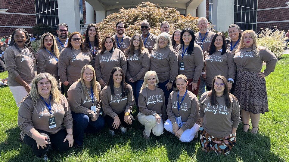 buckner staff together at cafo