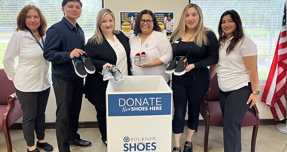20,000 registered shoe drives marks major impact for Buckner Shoes for Orphan Souls® on vulnerable children and families